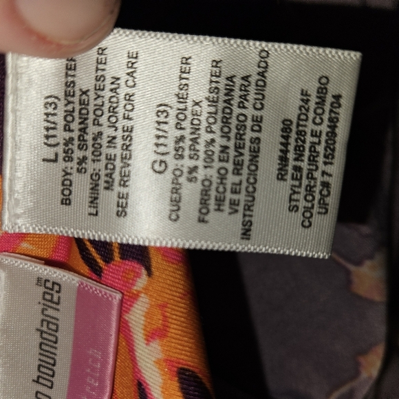 No Boundaries Juniors Butterfly Tank Size L (11-13) - Picture 11 of 11